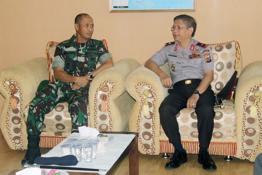 Kapolda Sulut Kunjungi Korem 131/Santiago